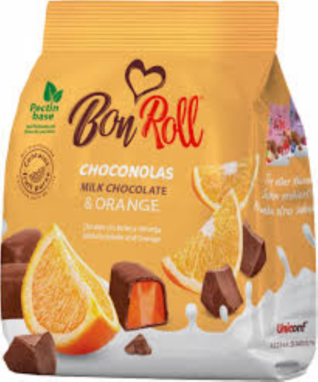 BONROLL MILK CHOCOLATE N ORANGE 120G